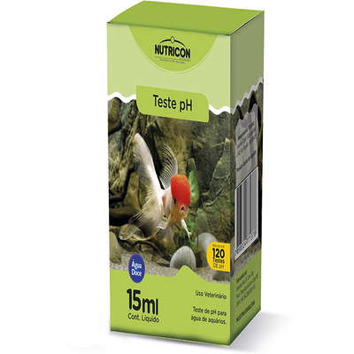 Teste de Ph Nutricon para Água de Aquários - 15 mL
