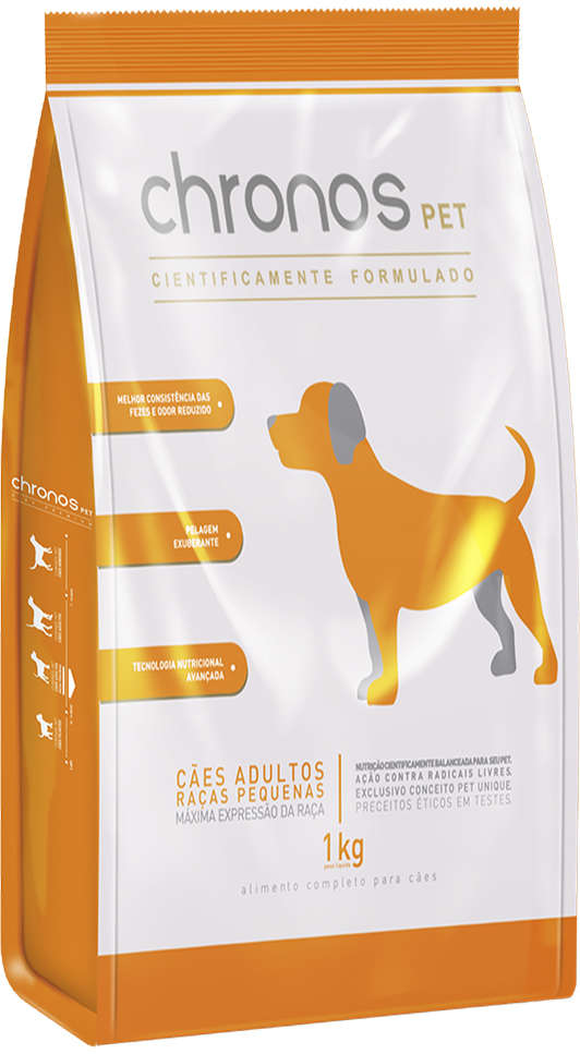 Ração Chronos Pet para Cães Adultos Raças Pequenas - 1Kg
