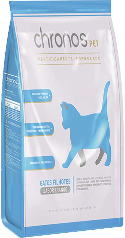 Ração Chronos Pet para Gatos Filhotes - 1,5Kg