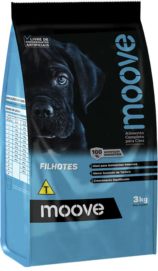 Ração Moove para Cães Filhotes - 3Kg