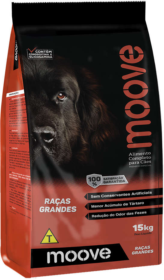 Ração Moove para Cães de Raças Grandes - 15Kg