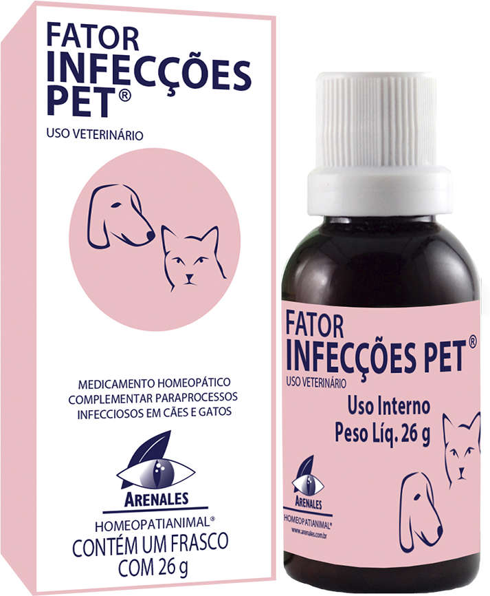 Sistema de Terapia Arenales Fator Infecções Pet - 26 g