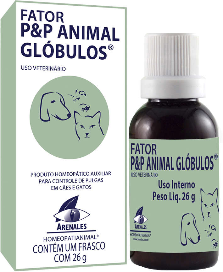 Sistema de Terapia Arenales Fator P&P Animal Glóbulos - 26 g