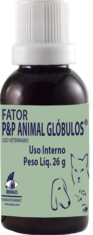 Sistema de Terapia Arenales Fator P&P Animal Glóbulos - 26 g
