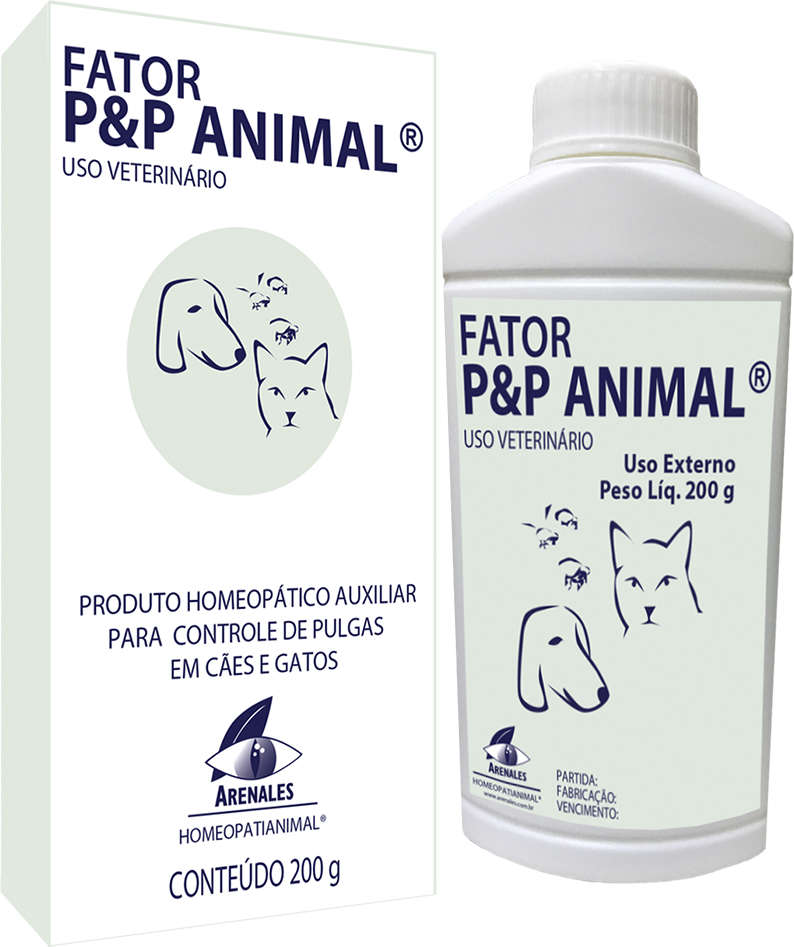 Sistema de Terapia Arenales Fator P&P Animal Talco - 200 g