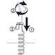 Pet Stop NF Pet Espiral para Prender Guias