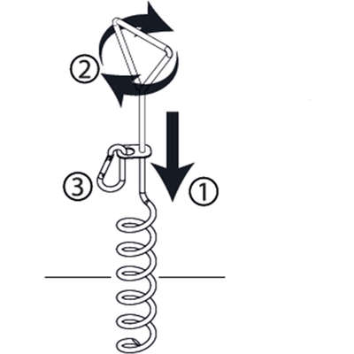 Pet Stop NF Pet Espiral para Prender Guias