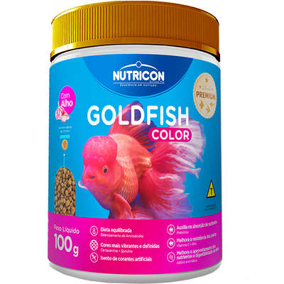 Ração Nutricon GoldFish Color para Peixes - 100 g
