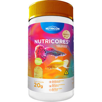 Ração Nutricon Nutricores para Peixes - 20 g