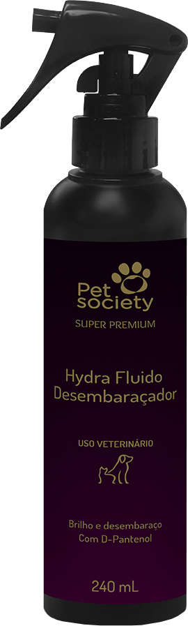 Hydra Fluido Desembaraçador Pet Society Super Premium - 240 mL
