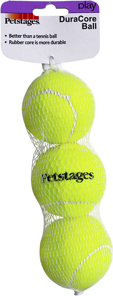 Brinquedo Petstages Bola de Tênis - 3 Unidades