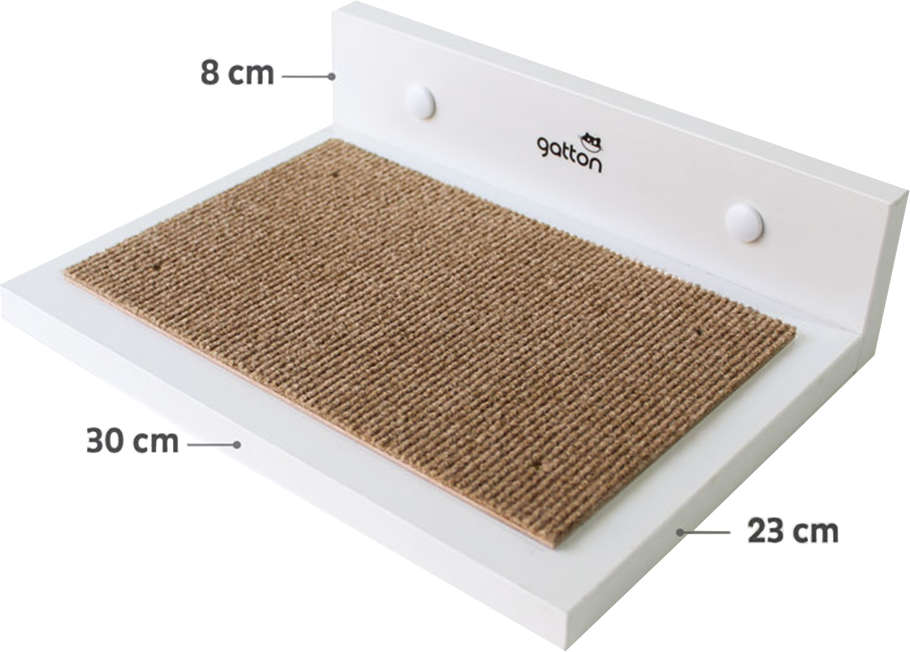 Escada Gatton HomeCat Prateleiras Branca para Gatos - 3 peças