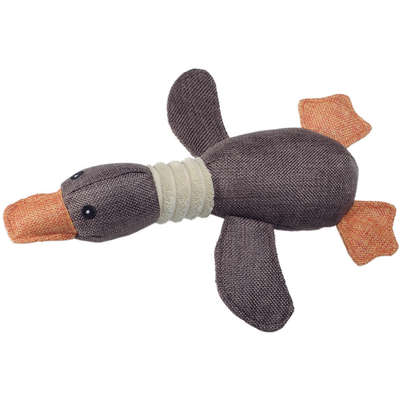 Brinquedo Pelúcia Pet Brink Natural Duck Marrom para Câes - Marrom