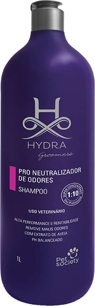 Shampoo Pet Society Hydra Groomers Pro Neutralizador de Odores - 1 Litro