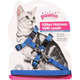 Peitoral Pawise com Guia Azul para Gatos