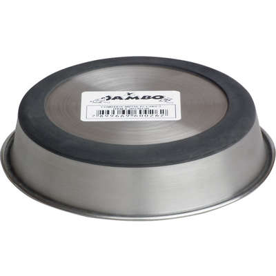 Comedouro Jambo de Aço Inoxidável e Base Antiderrapante para Gatos