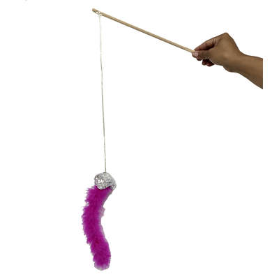 Brinquedo Akio Varinha Pink para Gatos