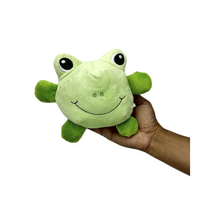 Brinquedo Akio Pelúcia com Squeaker Sapo Verde