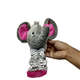 Brinquedo Akio Pelúcia com Squeaker Elefante com Corpo Elástico