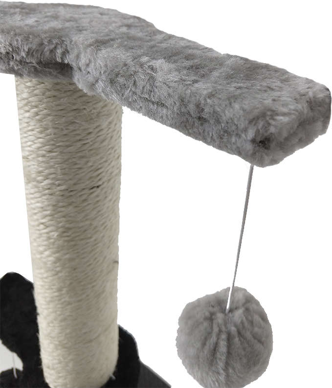 Brinquedo Arranhador The Pets Brasil Preto Dupla Bolinha Suspensa - Tam. Único
