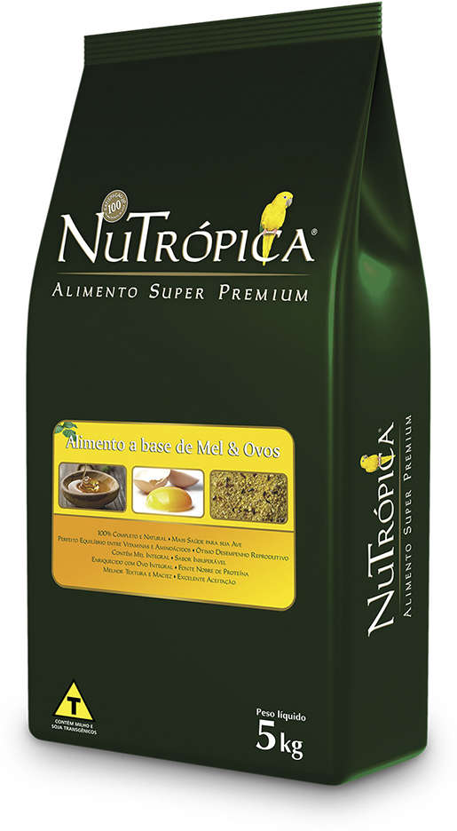 Ração Nutrópica Farinhada à Base de Mel e Ovos - 5Kg
