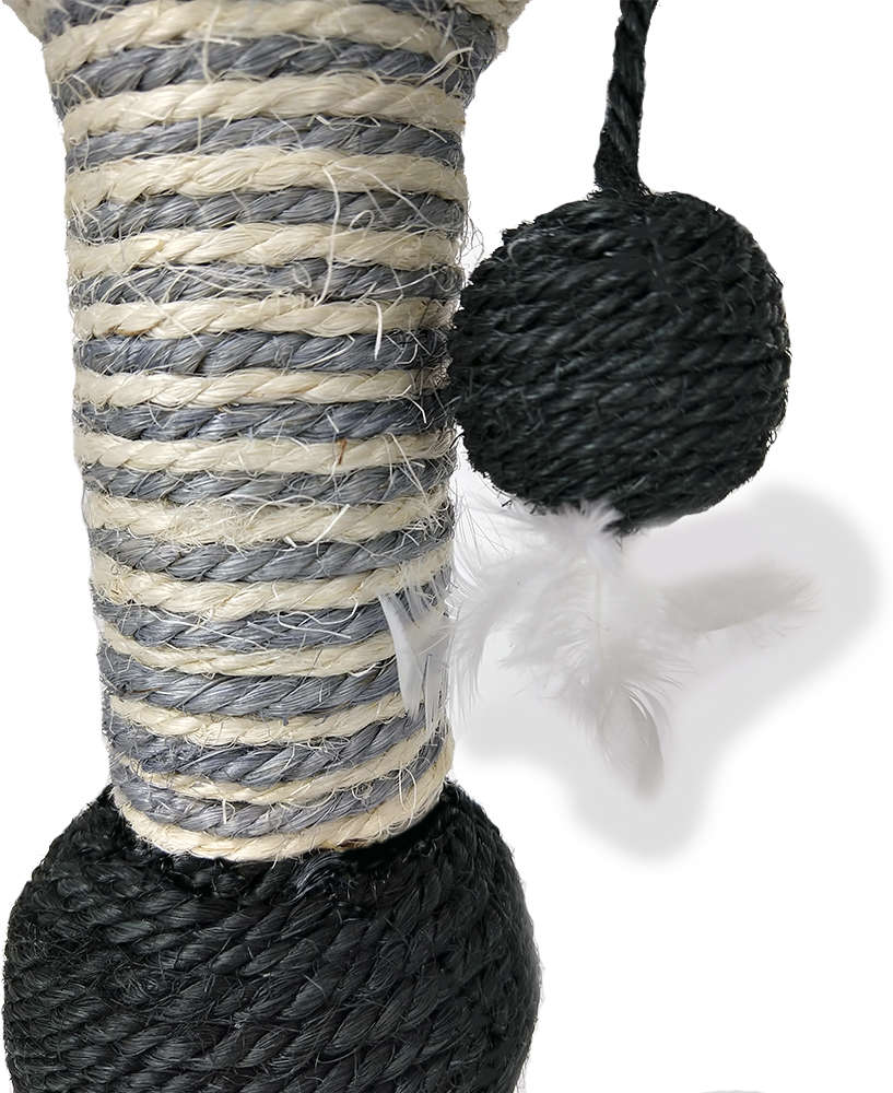 Brinquedo Arranhador The Pets Brasil Mastro Divertido Preto - Tam. Único