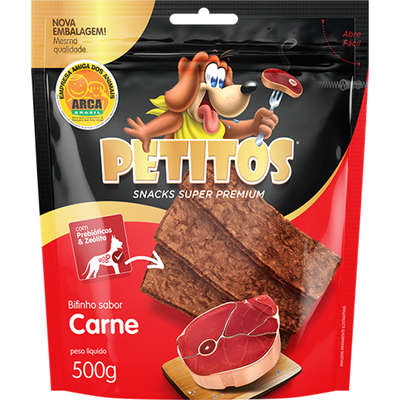 Bifinho Petitos Sabor Carne para Cães - 500 g