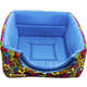 Cama Luppet Conforto Iglu 2 em 1 com Estampa de Gatos Azul