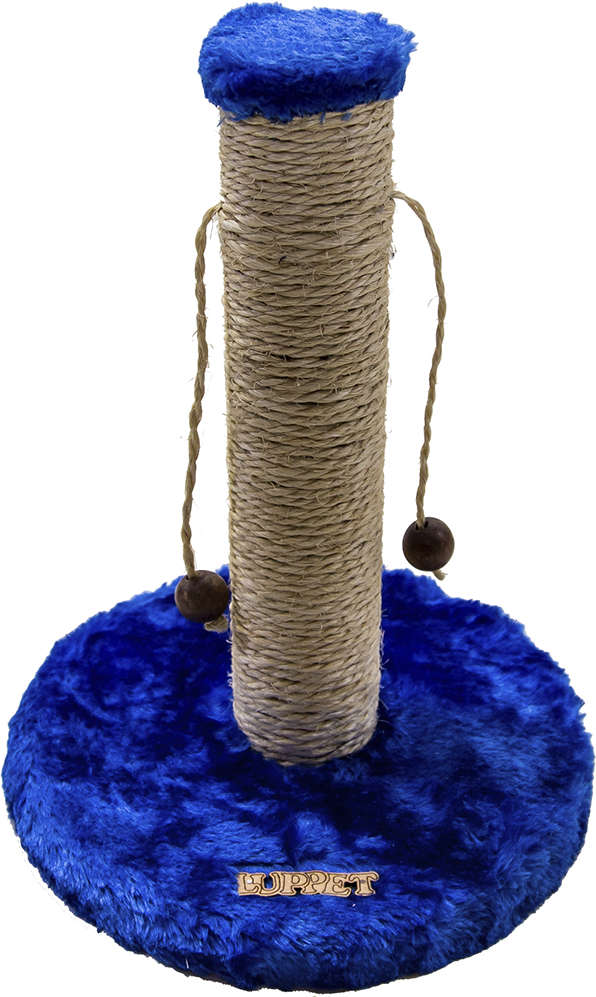 Brinquedo Arranhador Luppet Conforto Redondo Azul - Tam. Único