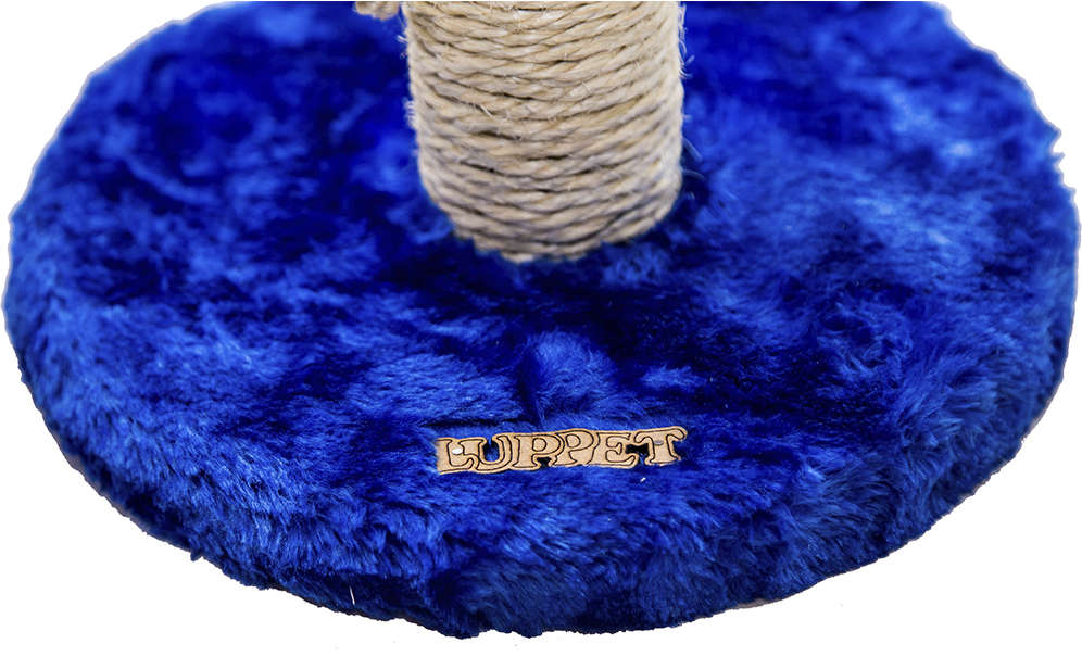 Brinquedo Arranhador Luppet Conforto Redondo Azul - Tam. Único
