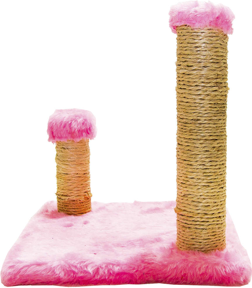 Brinquedo Arranhador Luppet Conforto Quadrado Rosa - Tam. Único
