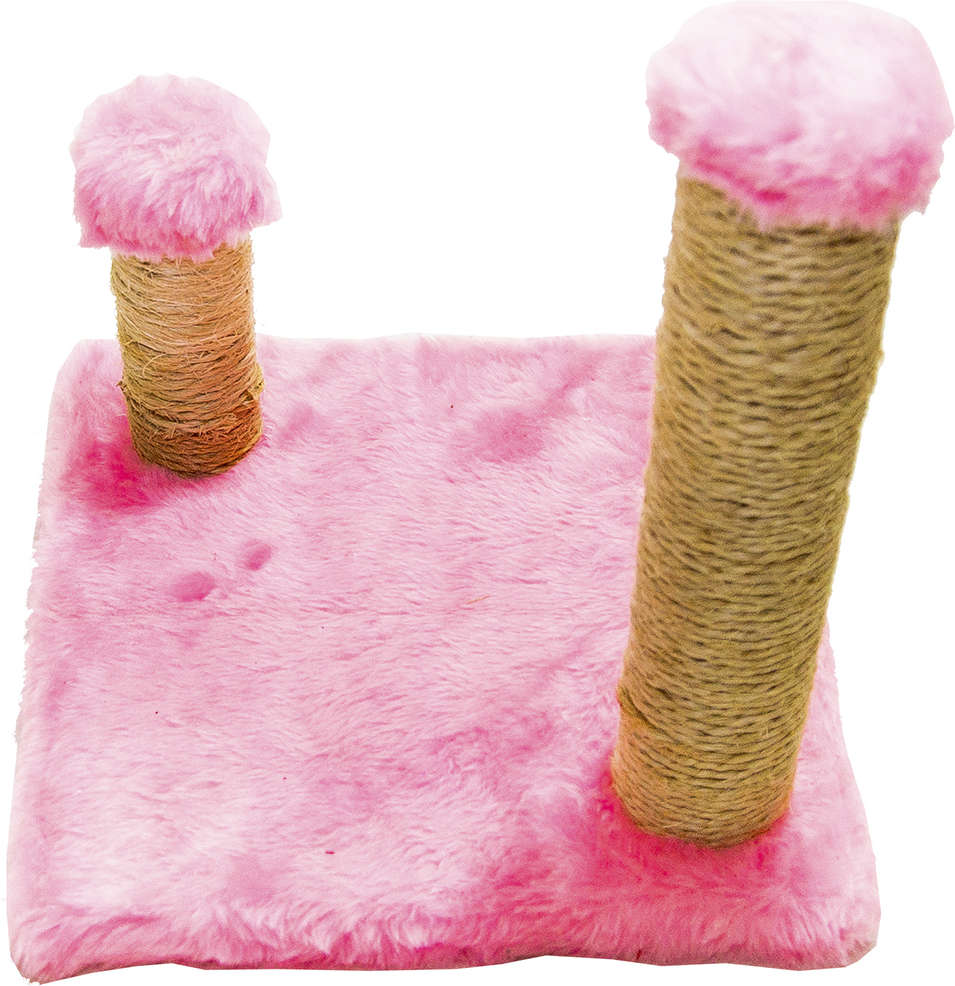 Brinquedo Arranhador Luppet Conforto Quadrado Rosa - Tam. Único