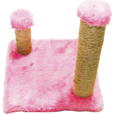Brinquedo Luppet Conforto Arranhador Quadrado Rosa