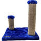 Brinquedo Luppet Conforto Arranhador Quadrado Azul