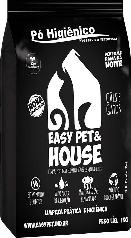 Pó Higiênico Easy Pet & House Dama da Noite - 1Kg