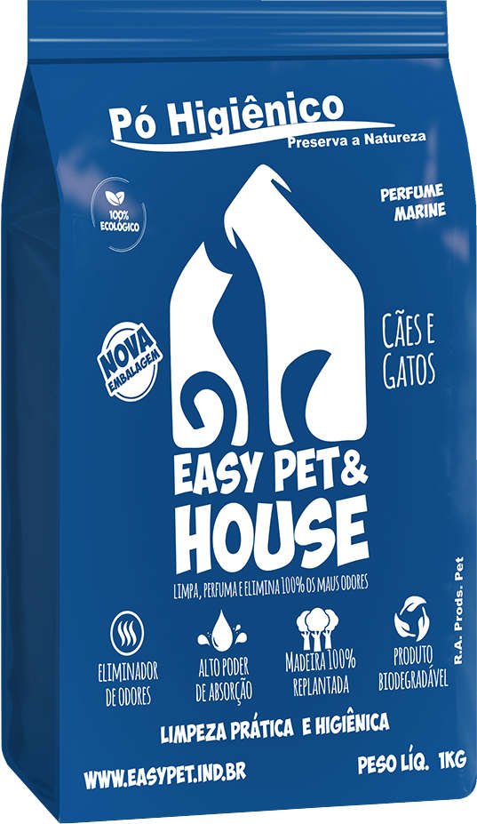 Pó Higiênico Easy Pet & House Marine - 1Kg