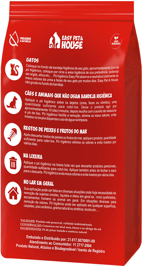 Pó Higiênico Easy Pet & House Orquídeas