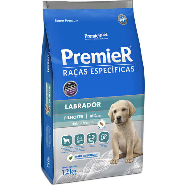 ração para Labrador filhote PremieR