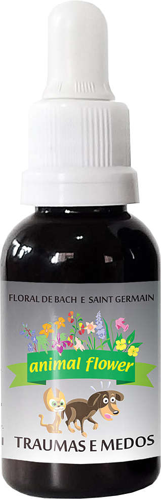 Florais Animal Flower Gotas Traumas e Medos - 30 mL