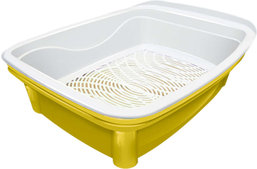 Banheira Gato Furacão Pet Classic Plus - Amarela