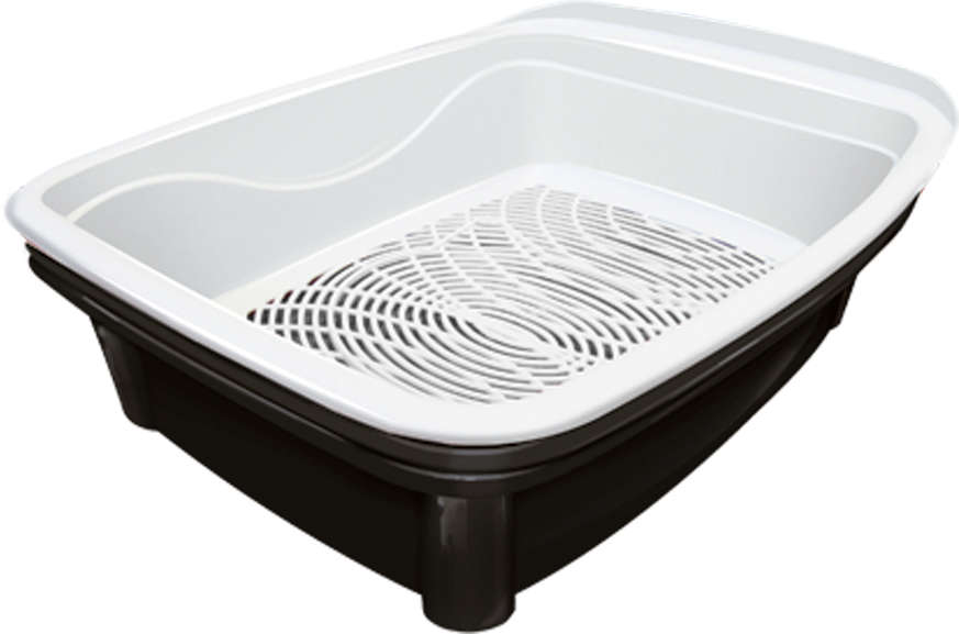 Banheira Gato Furacão Pet Classic Plus - Preta