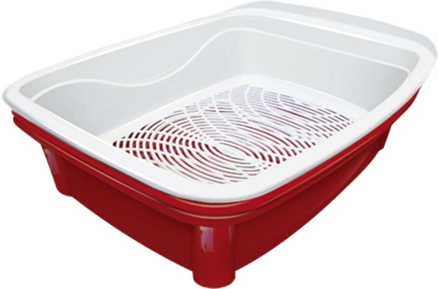 Banheira Gato Furacão Pet Classic Plus - Vermelha