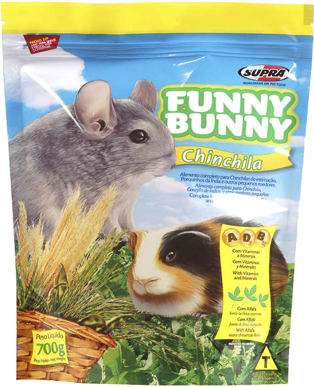 Ração Supra Funny Bunny Chinchila - 700 g