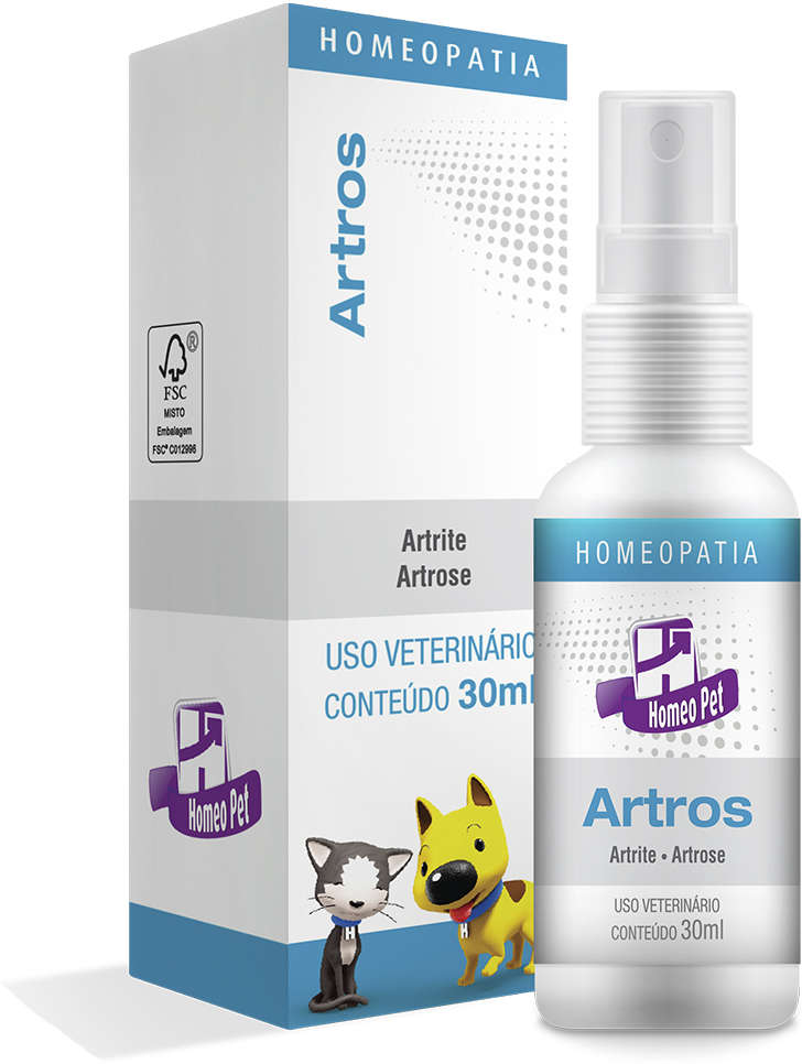 Sistema de Terapia Homeopet Artrose e Artrite Artros - 30 mL