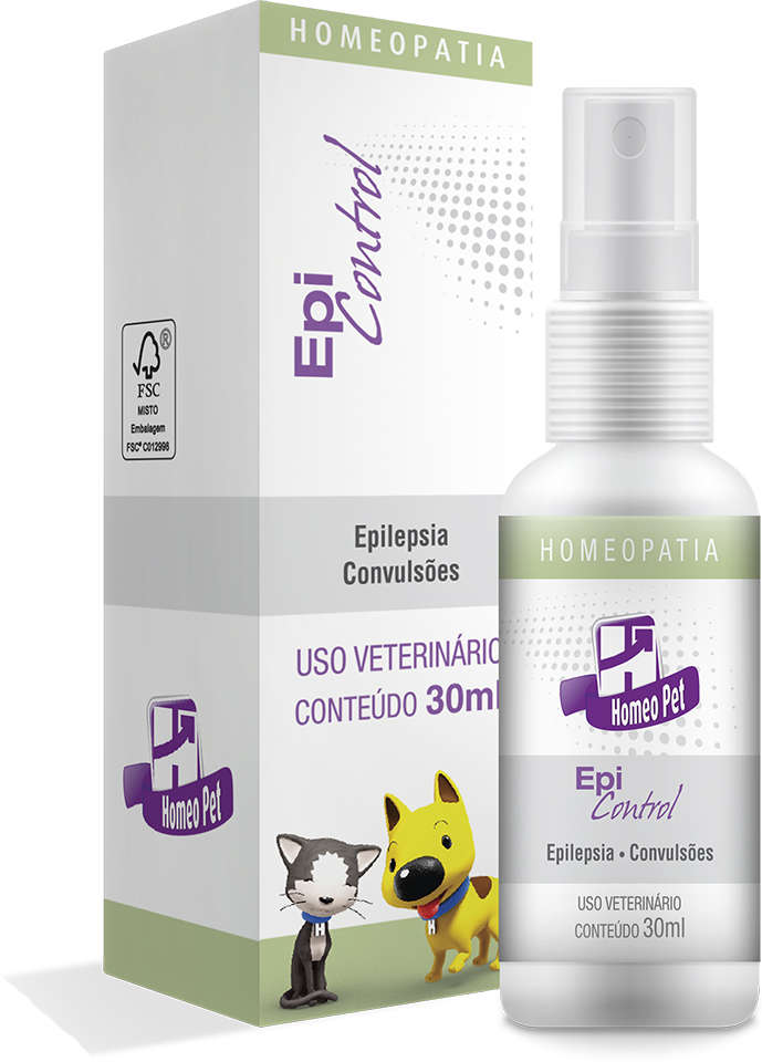Sistema de Terapia Homeopet Epilepsia e Convulsões Epi Control - 30 mL