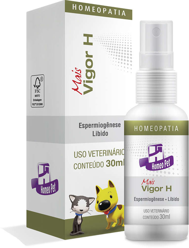 Sistema de Terapia Homeopet Estímulo de Reprodução Mais Vigor H - 30 mL