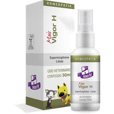 Sistema de Terapia Homeopet Estímulo de Reprodução Mais Vigor H - 30 mL