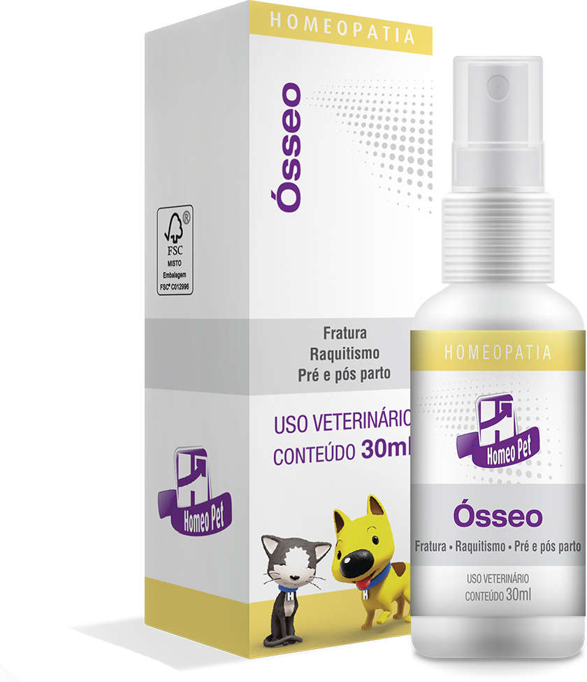 Sistema de Terapia Homeopet Cicatrização Ósseo - 30 mL