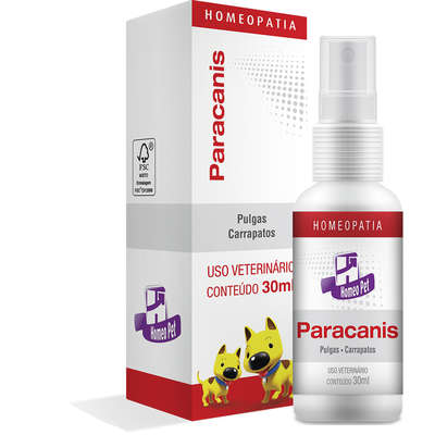 Sistema de Terapia Homeopet Antiparasitário para Cães Paracanis - 30 mL