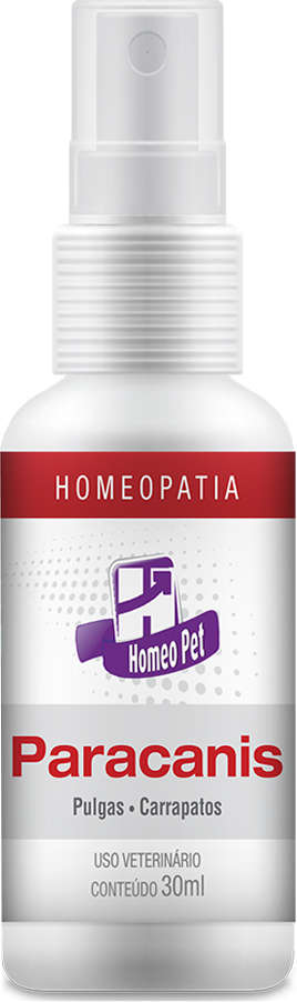 Sistema de Terapia Homeopet Antiparasitário para Cães Paracanis - 30 mL